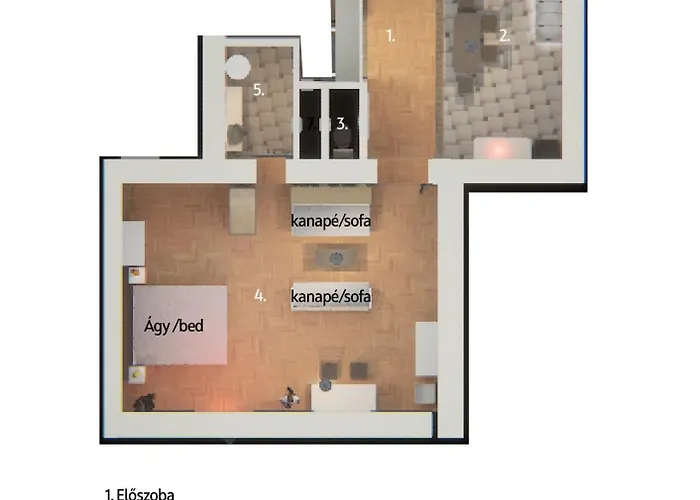 Apartmán Tagas Napfenyes Lakas Budapešť